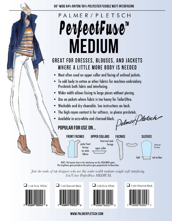 Palmer Pletsch PerfectFuse Interfacing - Medium