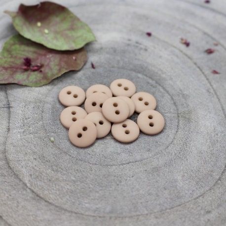 Blush  Classic Matte Buttons, .39" wide from Atelier Brunette
