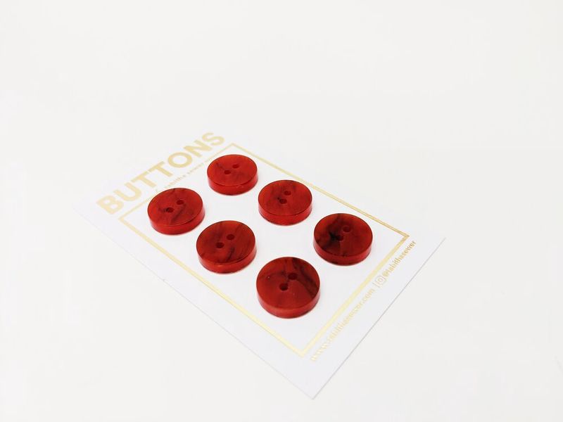 Tabitha Sewer, Cranberry Circle Buttons (sm)