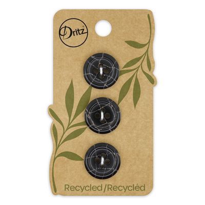 Recycled Plastic Round 4 hole, 3 ct Style 2