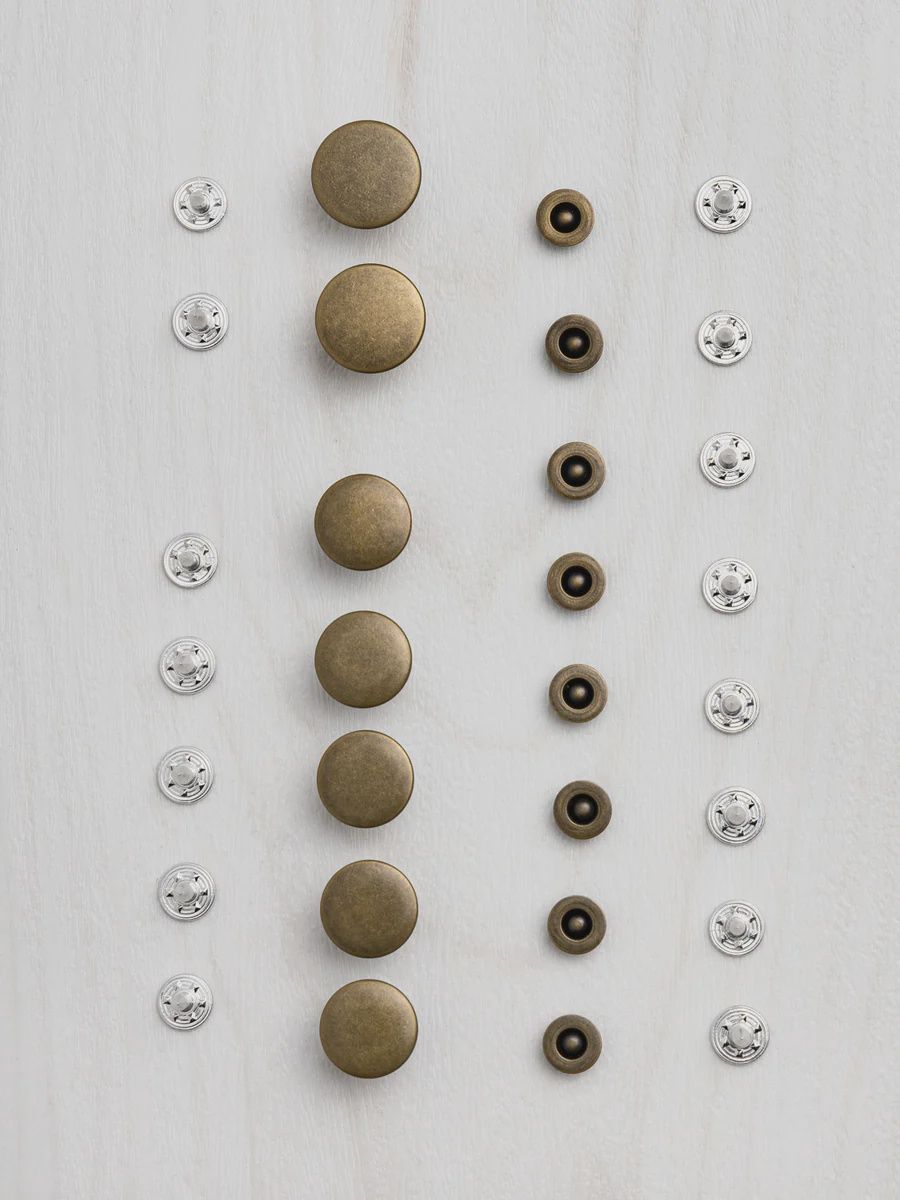 Closet Core Button Fly Jean-Making Kit in 4 colors, Colour: Antique Brass
