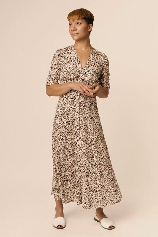 Taika Blouse Dress Printed Pattern