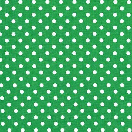 Michael Miller:  Dumb Dot in Clover, 44/45" wide