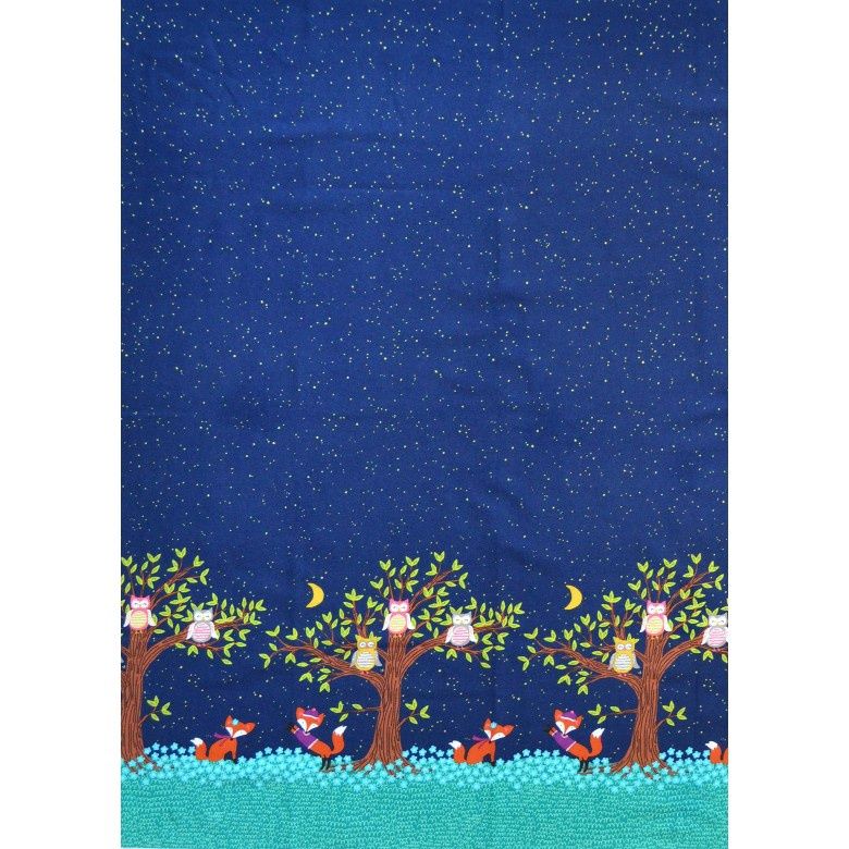 Fox Woods on Flannel, 44" wide