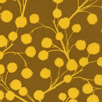 Joel Dewberry - Chestnut Branches in Ochre, 44/45" wide