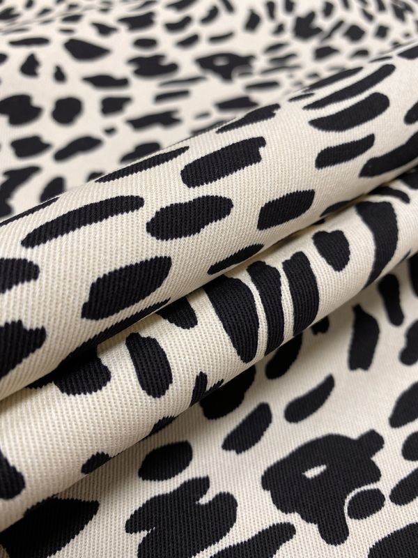Leopard Print Lightweight Denim from J Crew, 60" wide