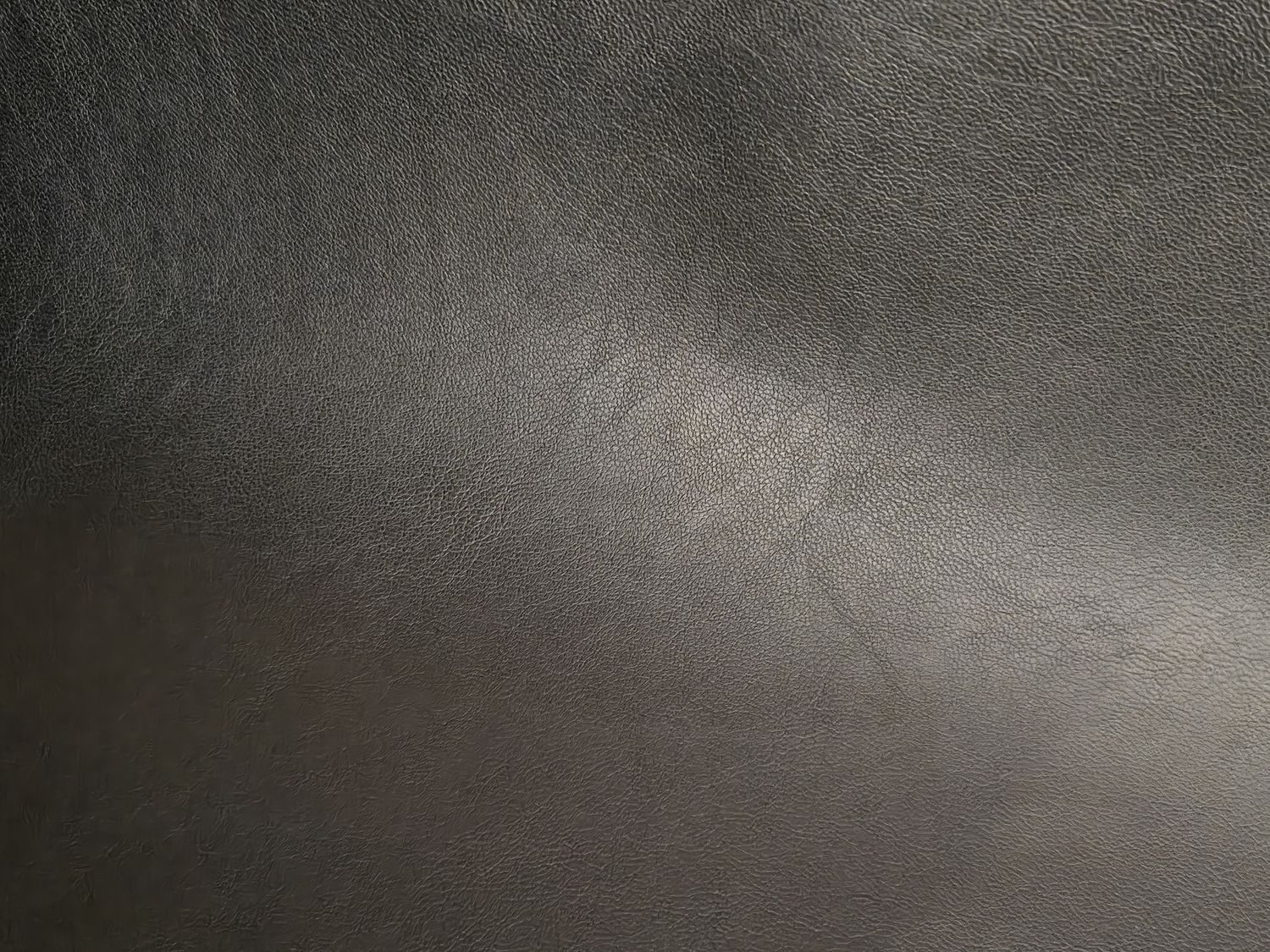 Charcoal Gray Faux Leather w Suede Back, 54" wide