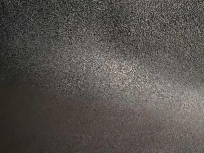 Charcoal Gray Faux Leather w Suede Back, 54" wide