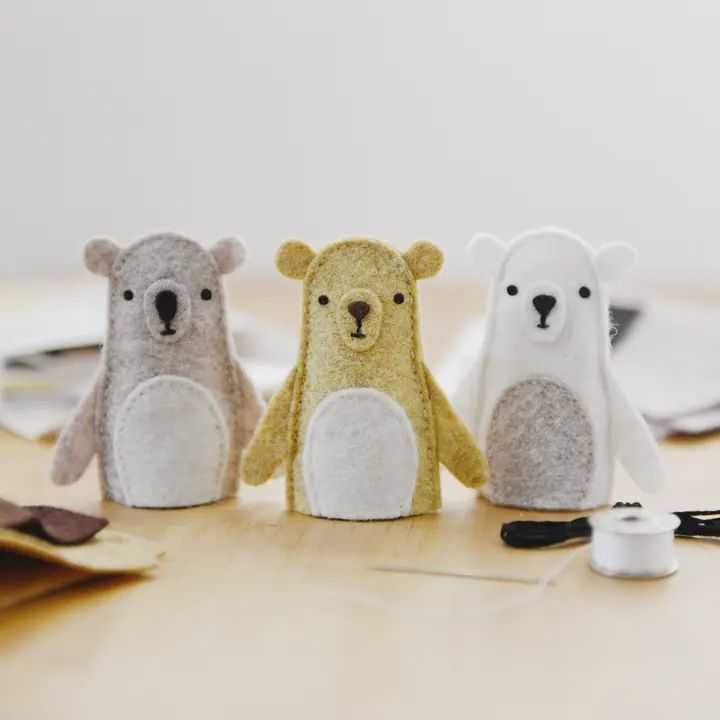Three Bears Finger Puppet Kit