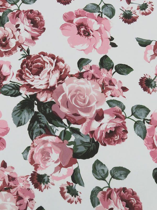 Rose Print, Blouse fabric, 56" wide