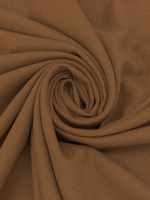 Coyote Brown Wool Crepe Suiting, 58" wide