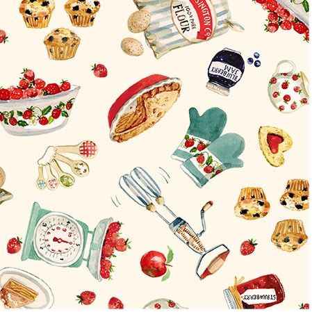 "Just Like Granny's" Cotton Fabric, 44/45" wide