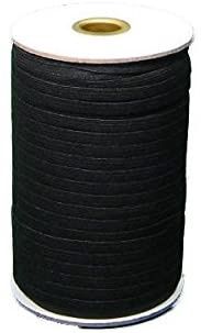 3/8" Knitted Elastic, Black