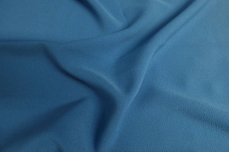 Sydney Samba Crepe Suiting in Denim, 57" wide