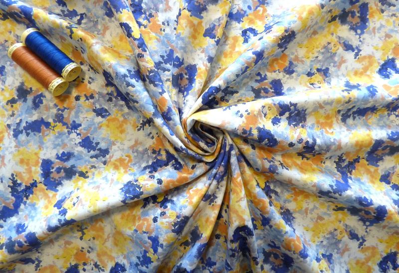 "Floral Impressions" a Marlie-Care Cotton Lawn, 55-56" wide