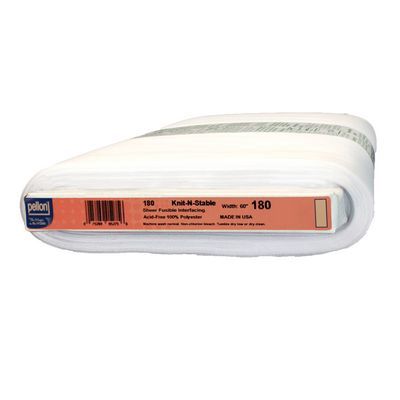 Pellon Knit-N-Stable Interfacing - White, 20" wide
