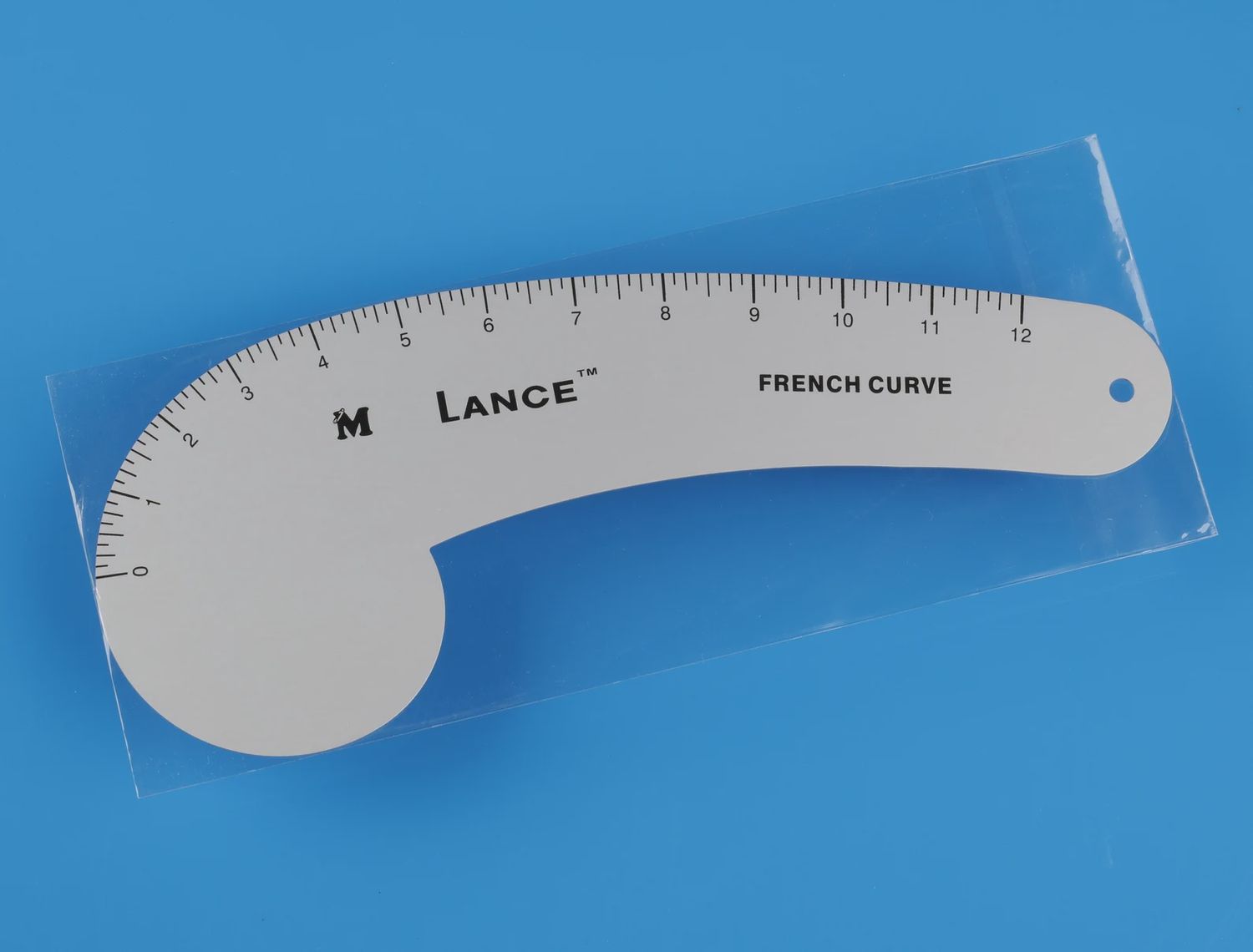 Metal French Curve Guide, 12"