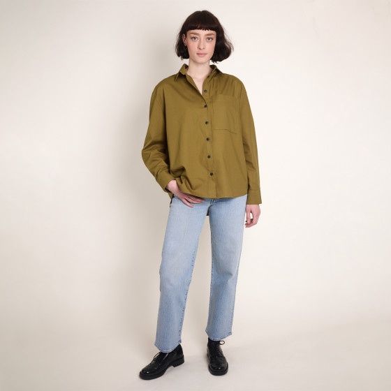 La Chemise (Shirt) Boyish printed pattern from Atelier Brunette