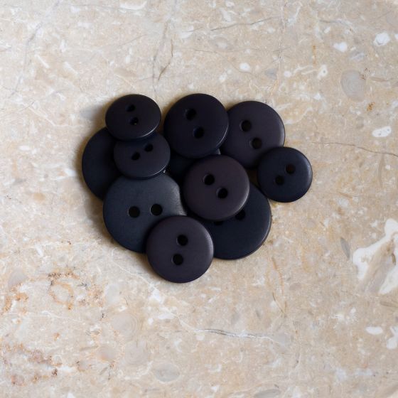 Night Classic Matte Buttons, .59" wide from Atelier Brunette