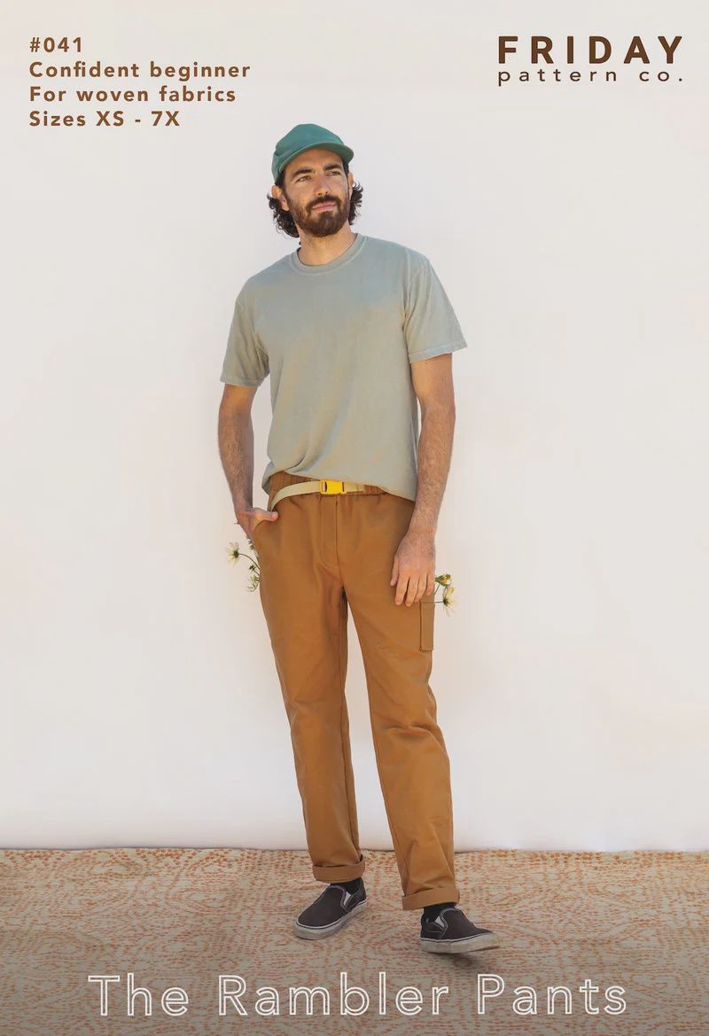 Rambler Pants, printed pattern