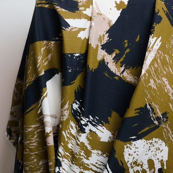 Mira Dreamy Twilight Viscose Fabric from Atelier Brunette, 56" wide