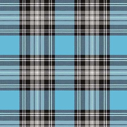 Windsor Plaid in Blue, 44-45" wide