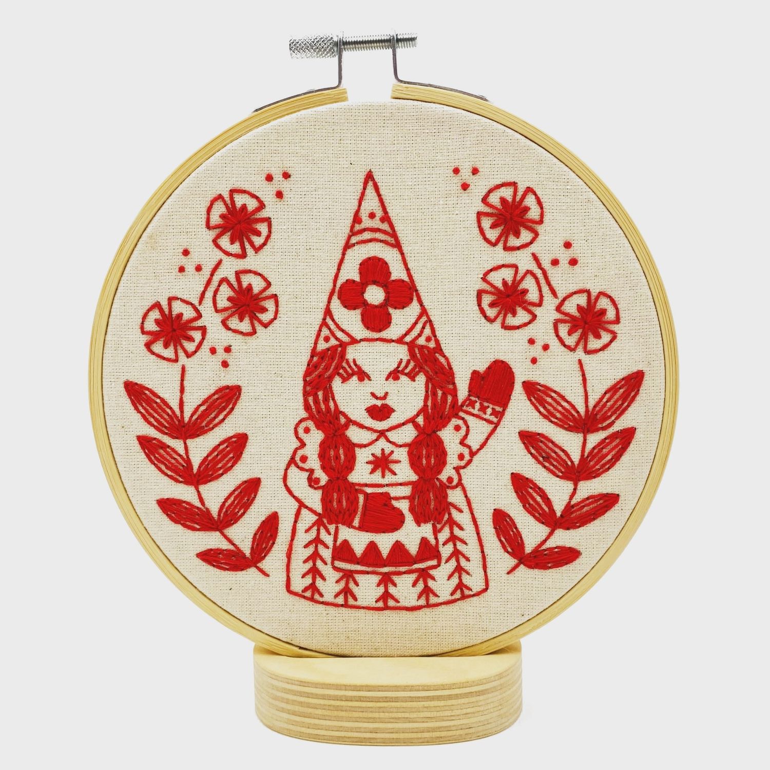 Nordic "Julia" Gnome Embroidery Kit