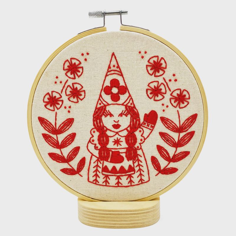 Nordic "Julia" Gnome Embroidery Kit