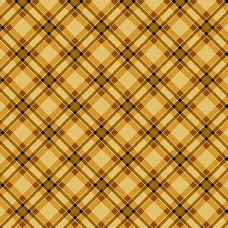Checkered Autumn in Gold from Michael Miller, 44/45" Wide