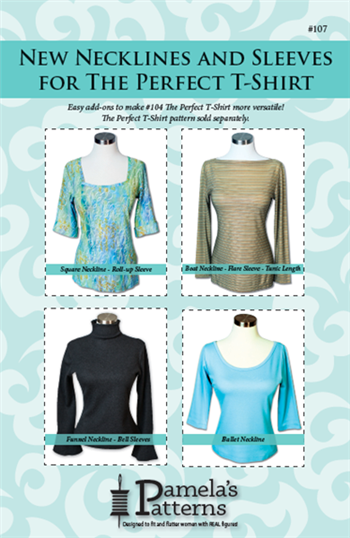 #107 New Necklines & Sleeves, Pamela's Patterns