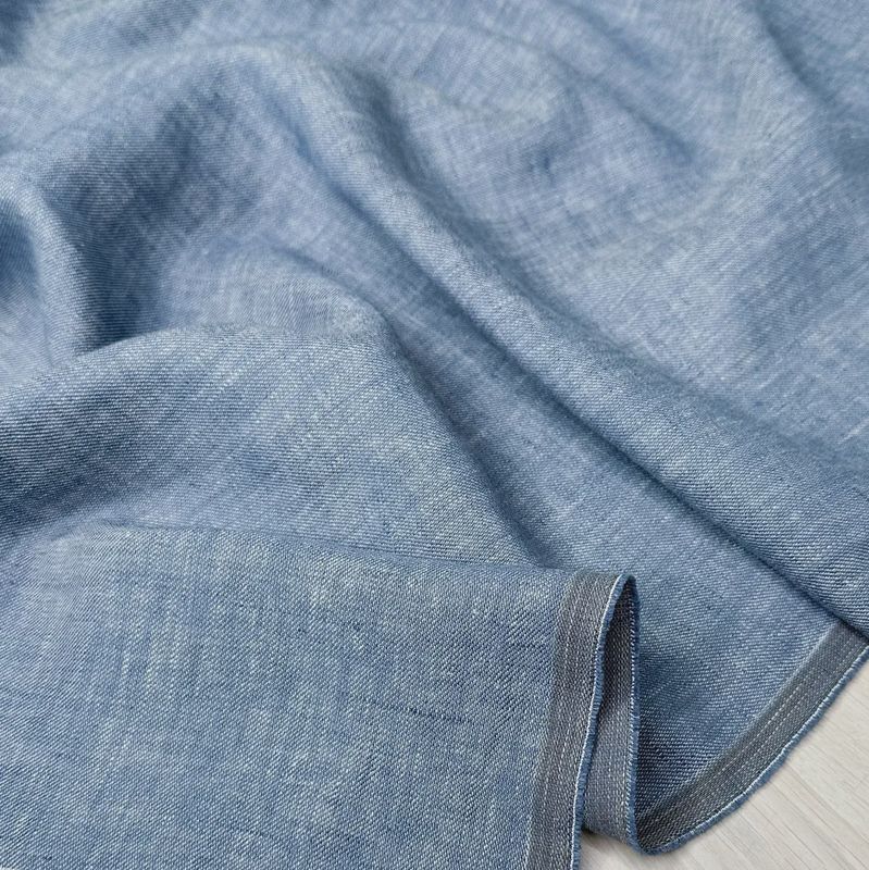 Utopia Denim Blue, Linen/Cotton, 54/55" wide