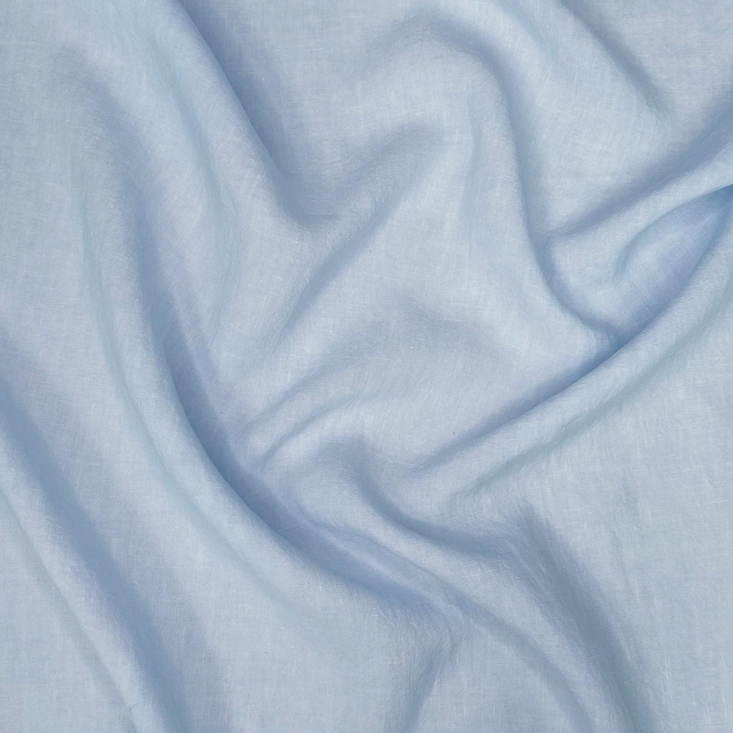 Cairo Linen Fabric in Sky, 54/55" wide