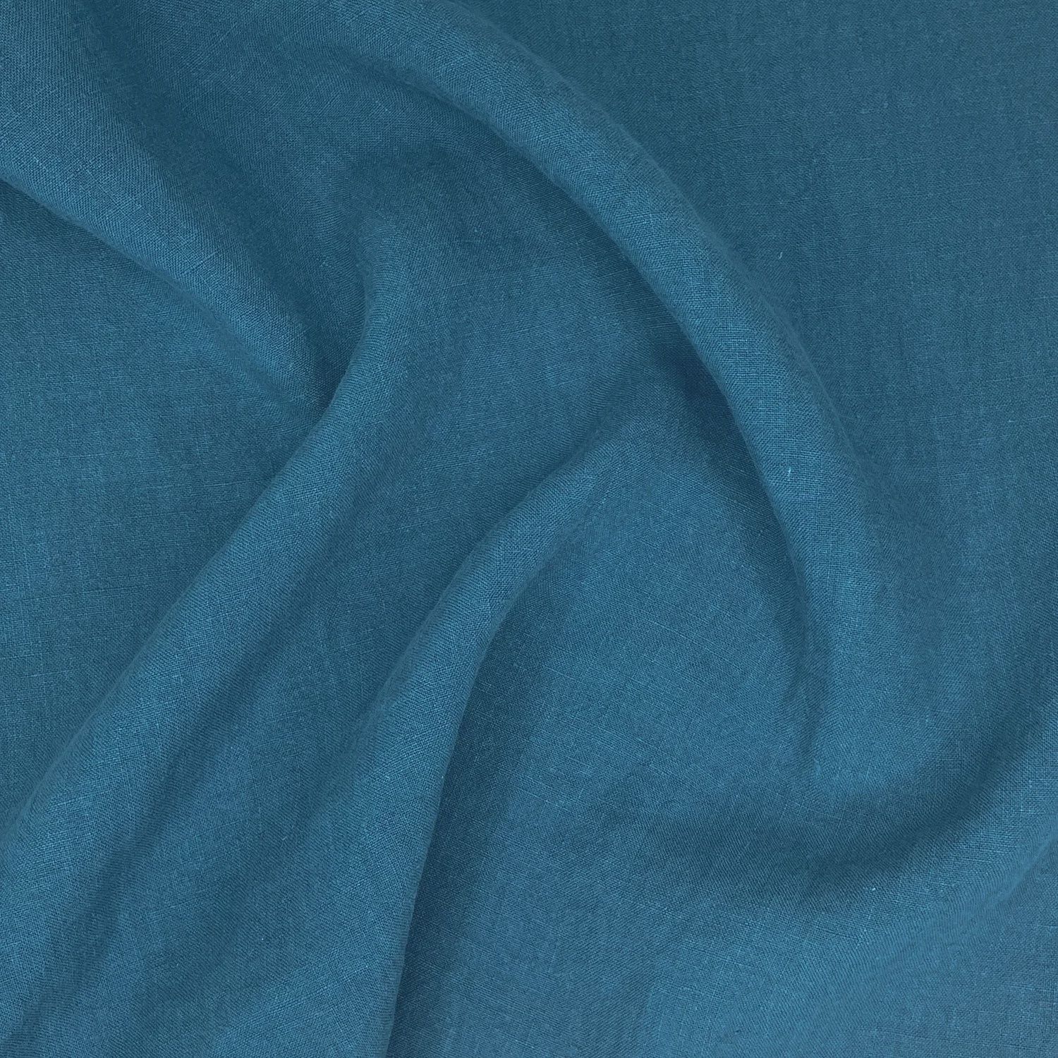 Cairo Linen Fabric in Ocean, 54/55" wide