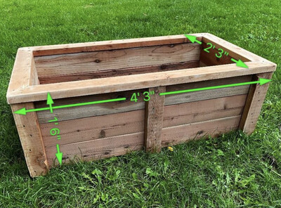 24 in. x 48 in. x 18 in Raised Garden Bed