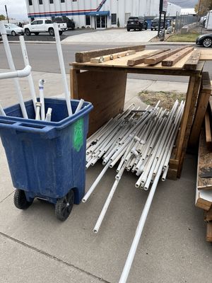 Schedule 40 PVC Pipe - 1&quot; &amp; 3/4&quot; - Various Lengths ($0.50/piece)
