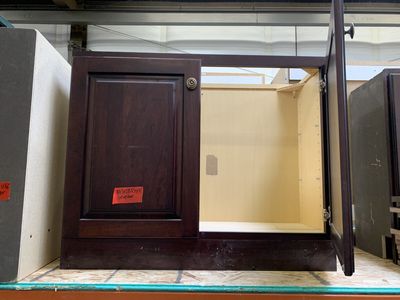 Café Colored Library Cabinets (#CB110)