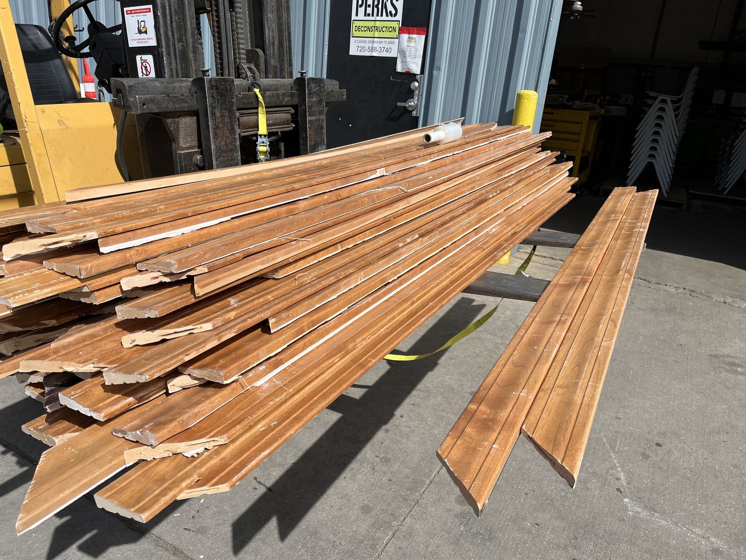 3 1/2&quot; Alder Trim / Moulding – 5/8&quot; Thick, Reclaimed Wood [TM01]
