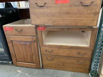 5 Piece Reclaimed Kitchen Island Cabinets (#KT001)