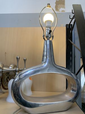 Mid-Century Modern Metal Lamp