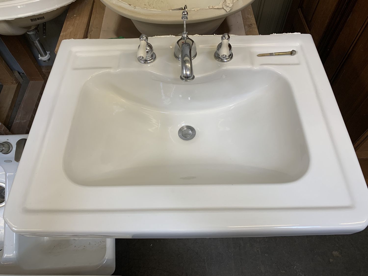 Sink and Pedestal