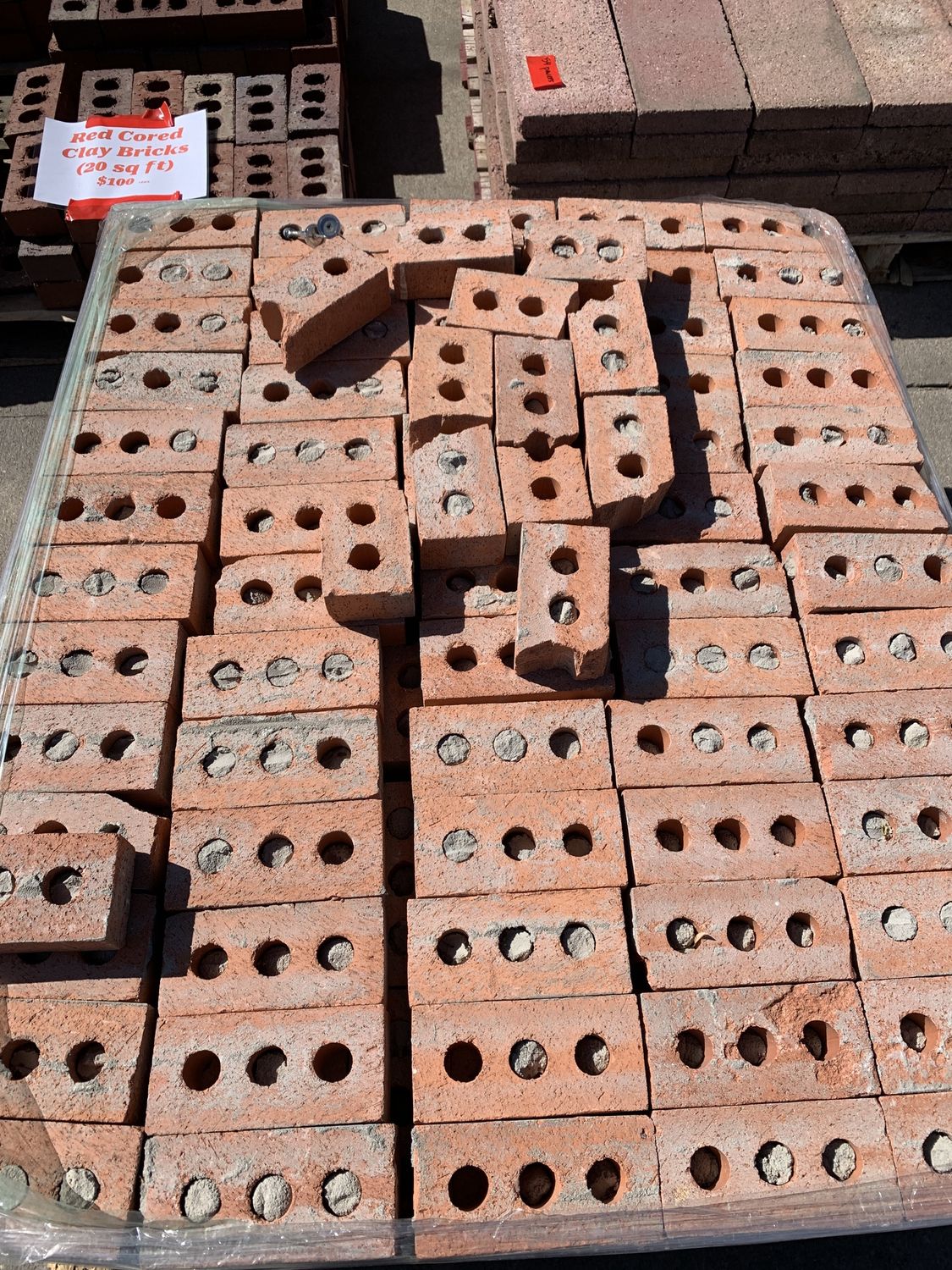 Red Cored Clay Bricks