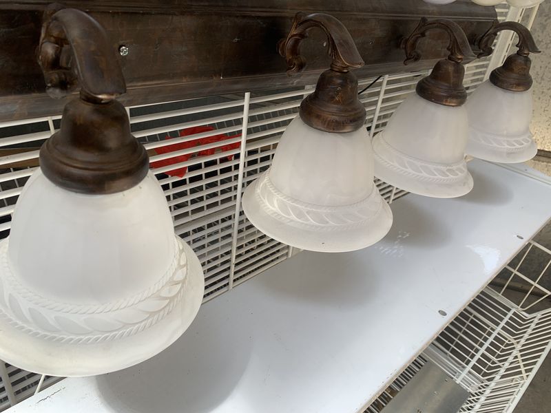 Antique Bronze 4 Light Sconce