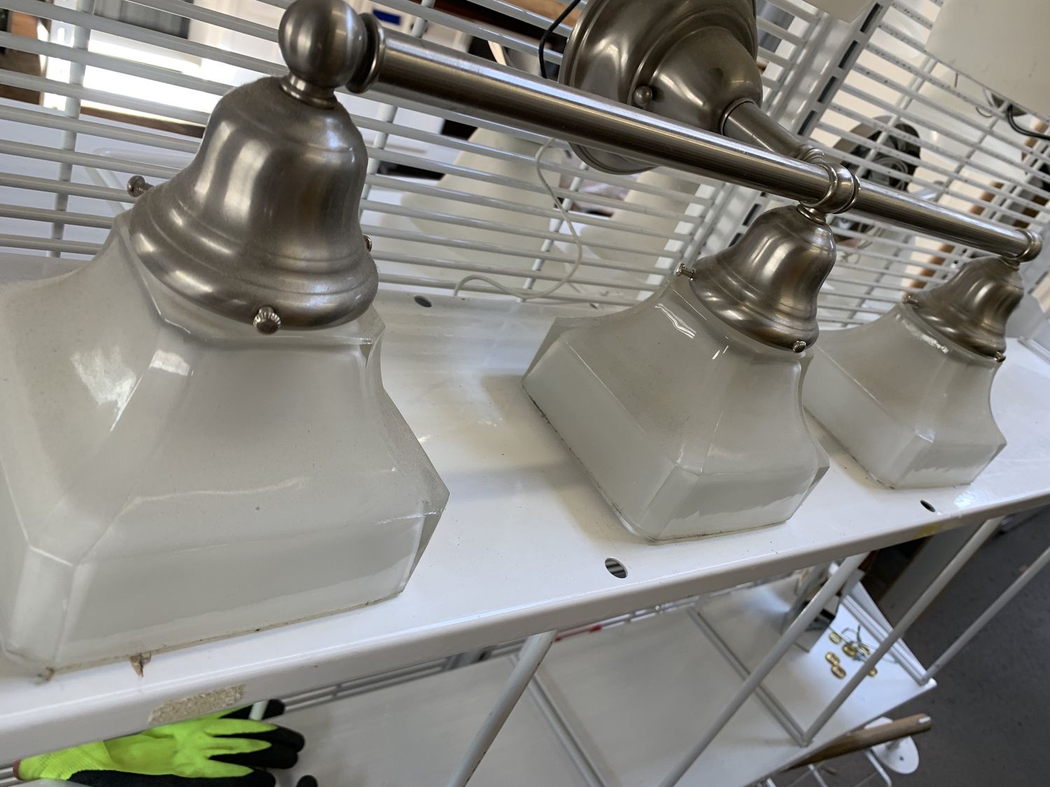 3 Light Glass Sconce