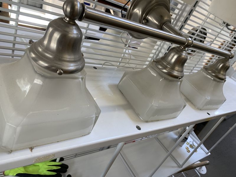 3 Light Glass Sconce
