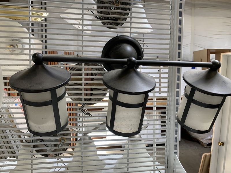 3 Light Lantern Stye Sconce