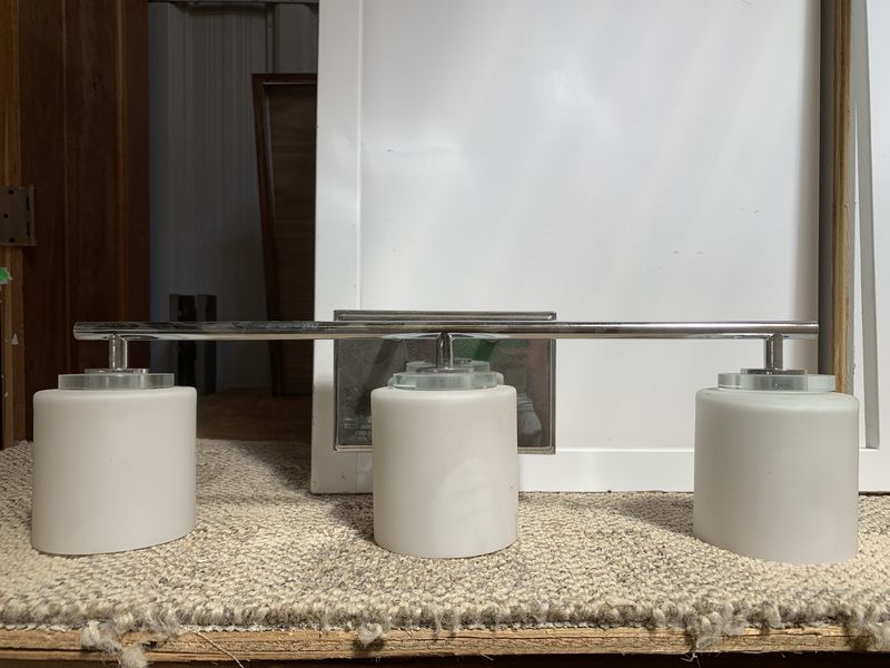 3 Light Modern Chrome Sconce