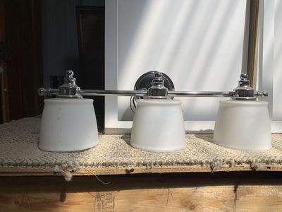 3 Light Beveled Sconce