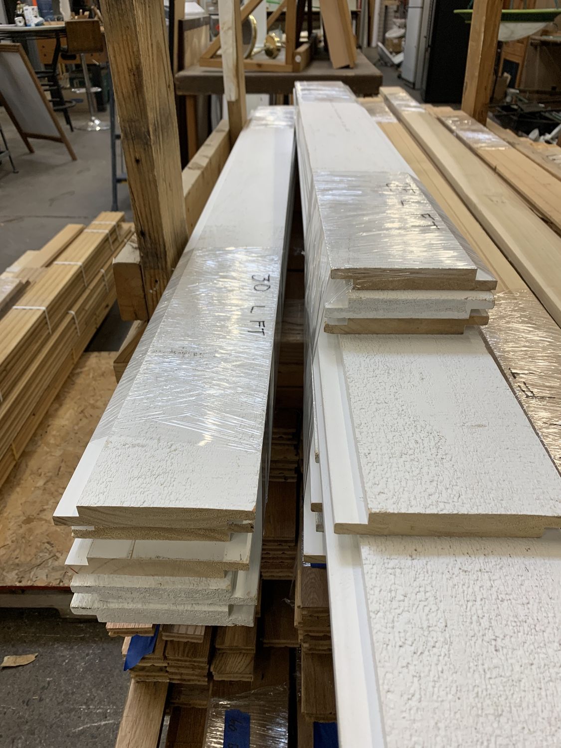 White Shiplap (Pine) [#SL001]