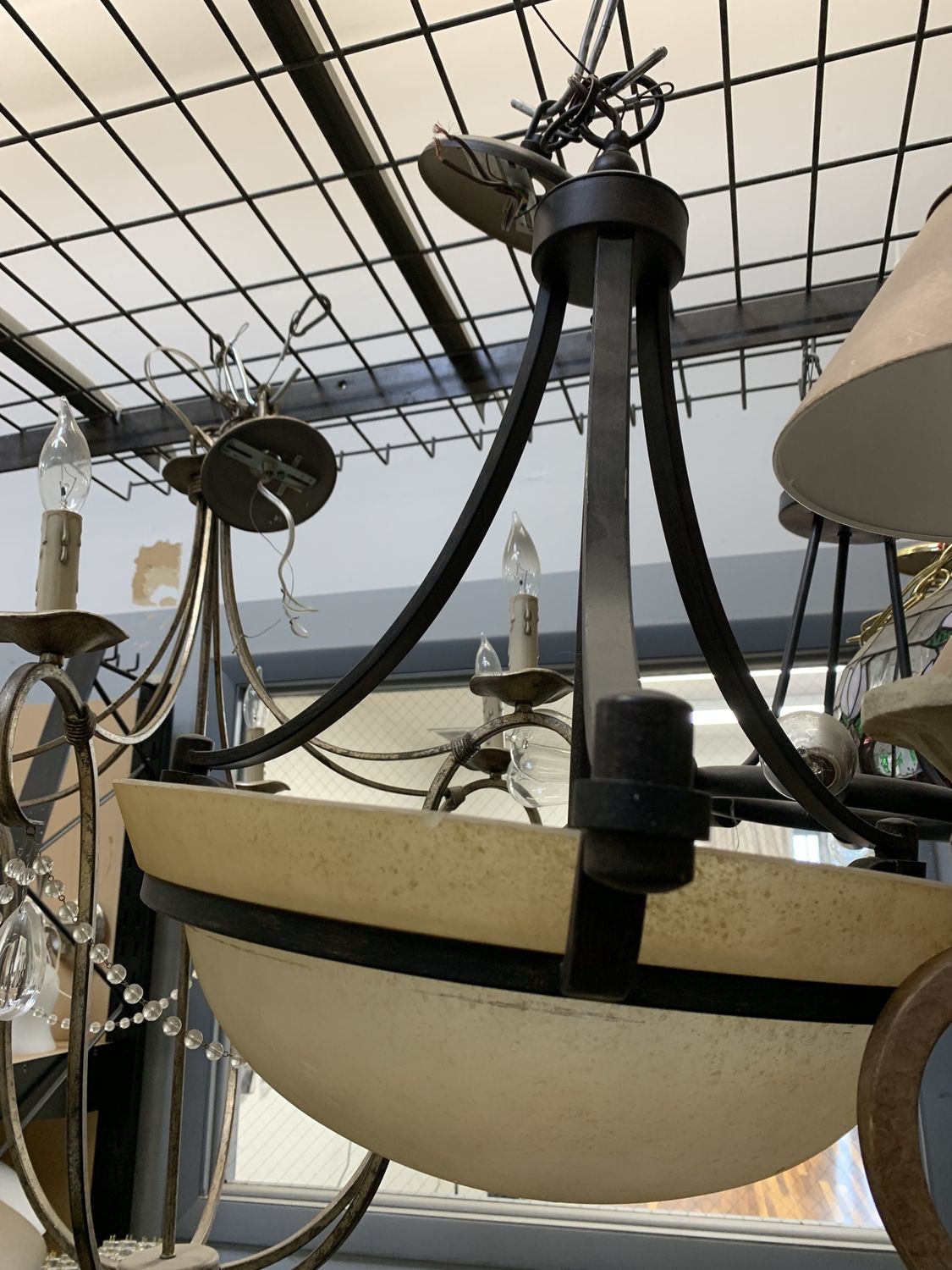 Sepia Iron Style Chandelier