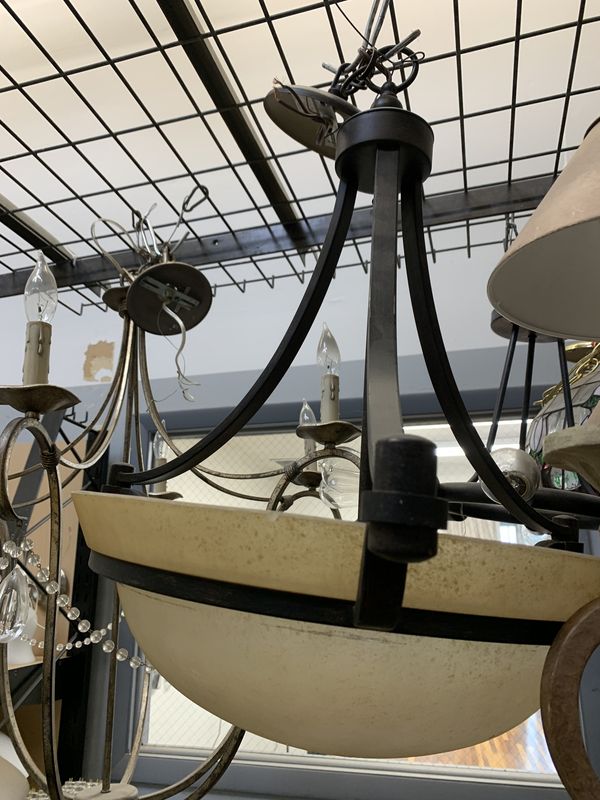 Sepia Iron Style Chandelier